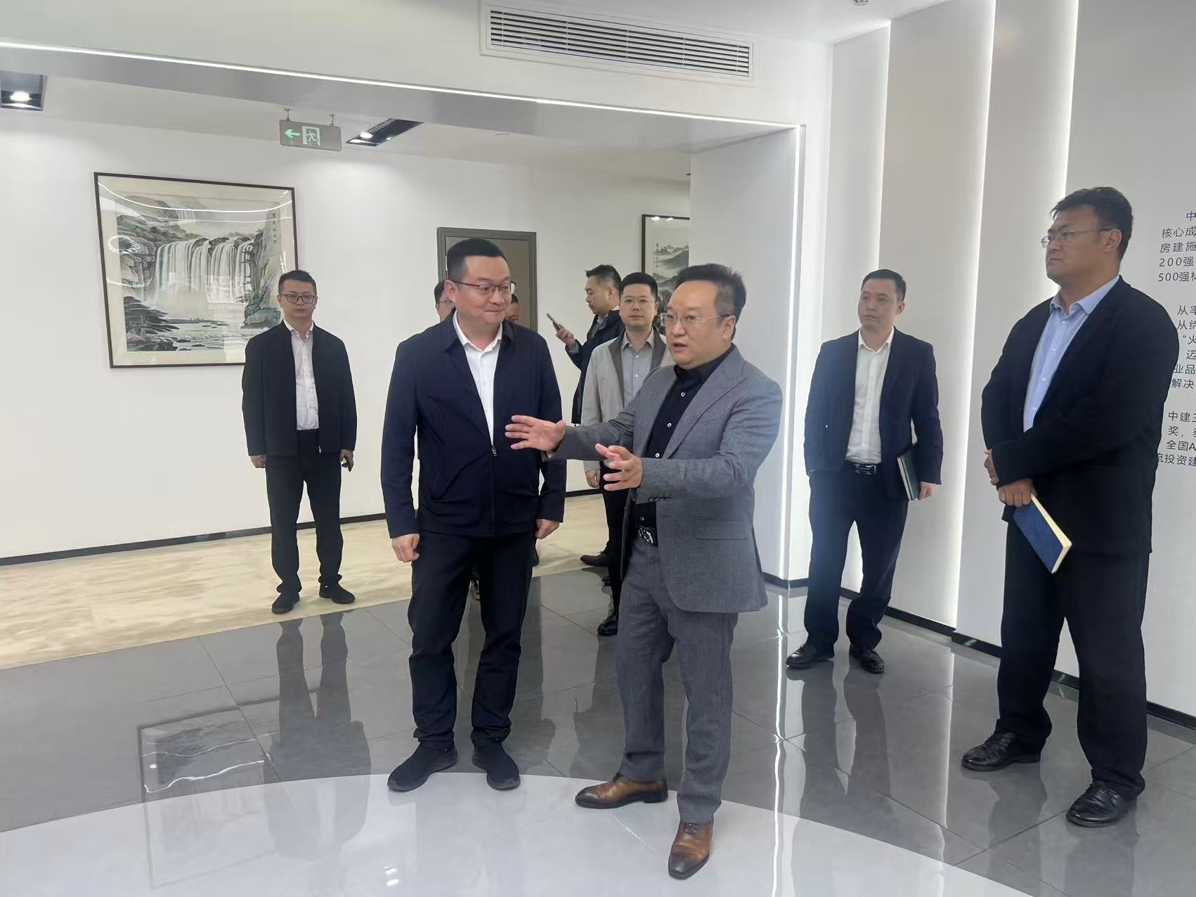 科芯智谷董事长一行拜访中建三局局长
