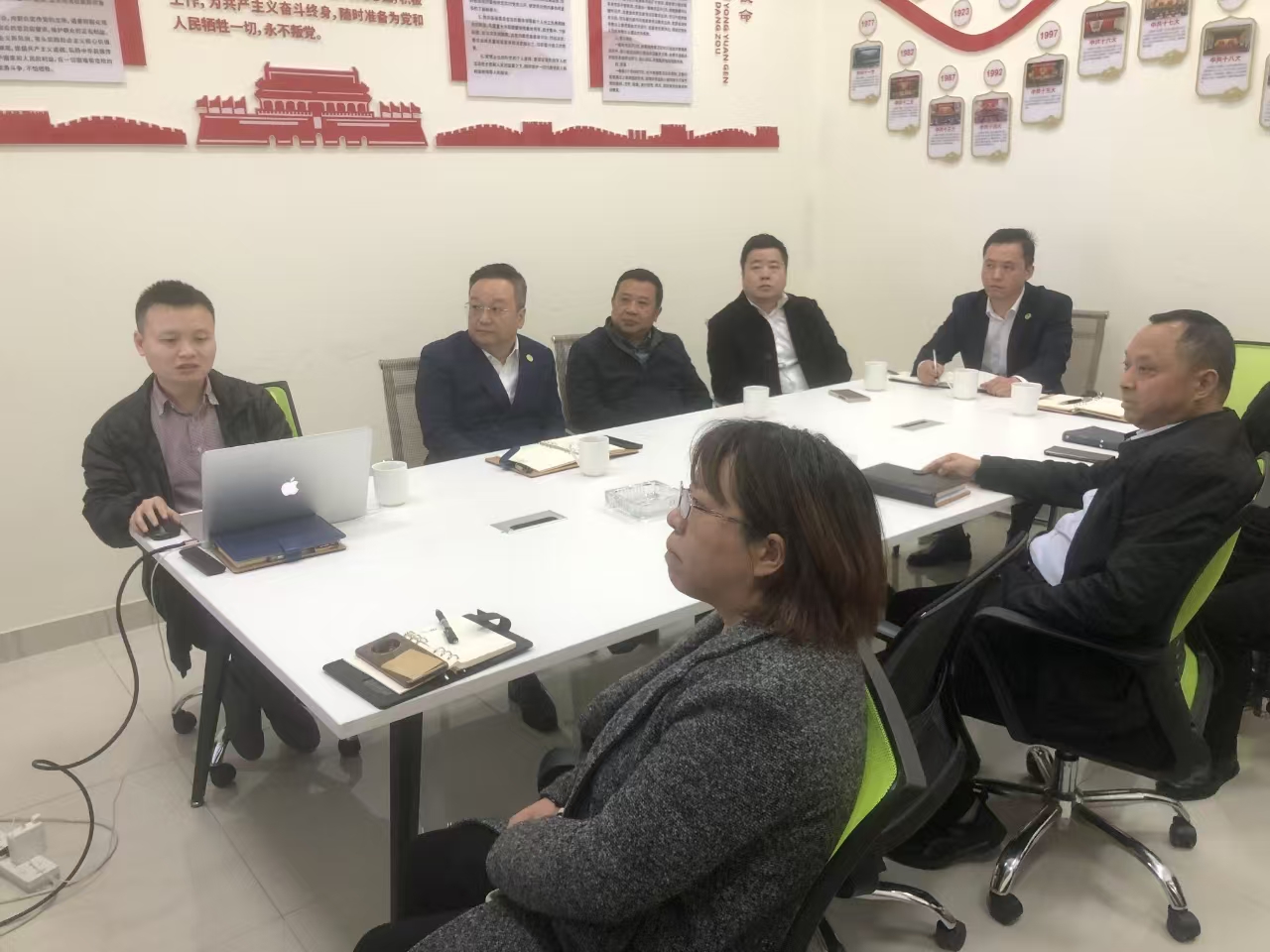 科芯智谷董事长应邀拜访金堂县大港集团有限公司